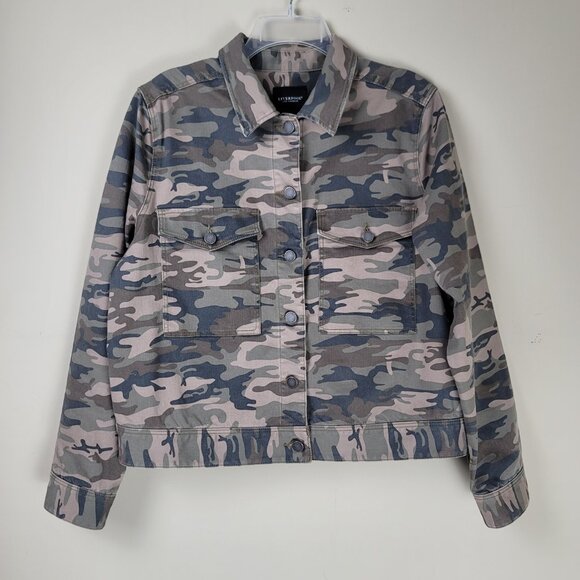 Liverpool Camo Utility Patch Pockets Jacket - Picture 5 of 14